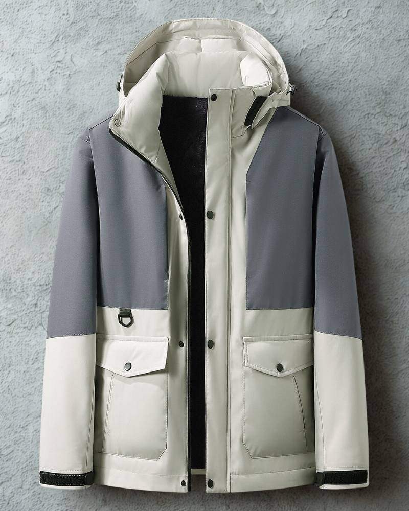 Quilted Wind and Water Resistant Jacket
