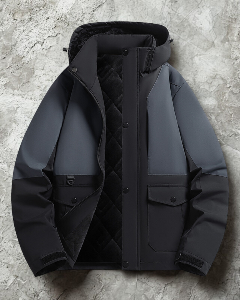 Quilted Wind and Water Resistant Jacket