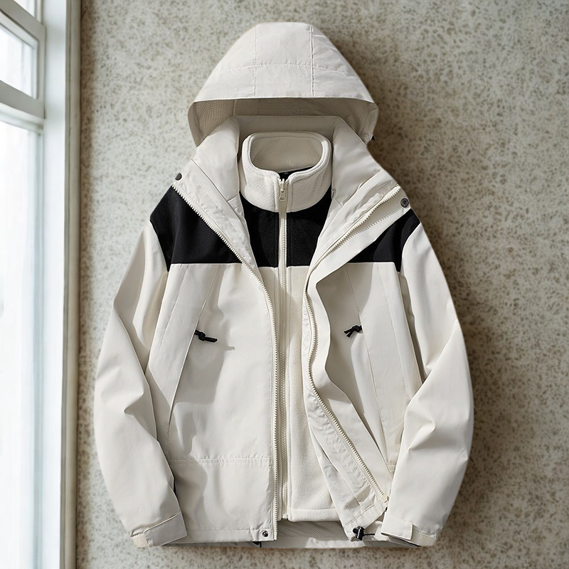 Windproof Water-Resistant Three-in-One Jacket