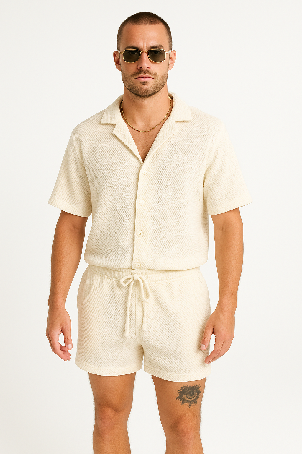 Breathable Cotton Relaxed Fit Short Sleeve Shirt