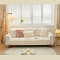 Quilted Faux Fur Full Coverage Sofa Slipcover