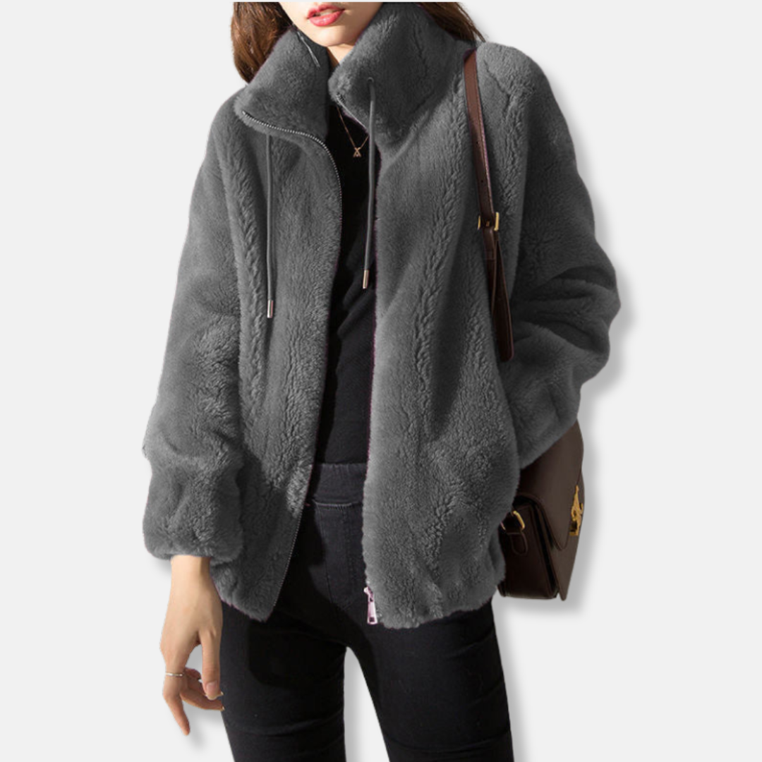 Full Zip Relaxed Fit Fleece Jacket