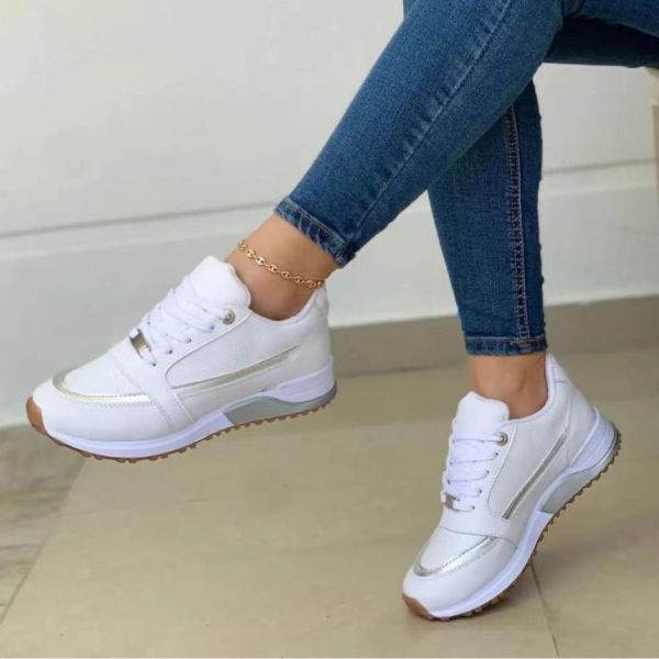 Women's Sneakers – Breathable Design – Ergonomic Support – Low-Cut Comfort Fit