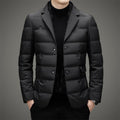 Men's Jacket – Down Jacket – Tailored Fit – Double Breasted – Quilted Business Design