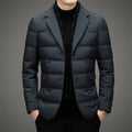 Men's Jacket – Down Jacket – Tailored Fit – Double Breasted – Quilted Business Design
