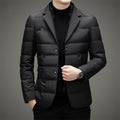 Men's Jacket – Down Jacket – Tailored Fit – Double Breasted – Quilted Business Design