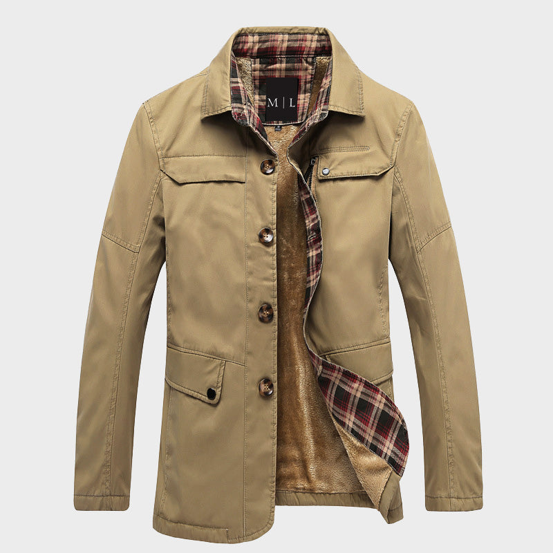 Fleece Lined Regular Fit Jacket