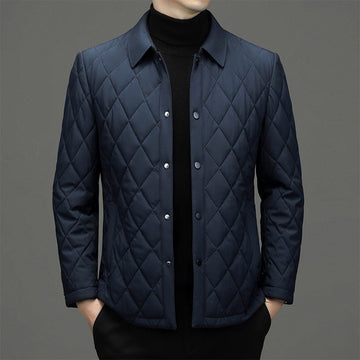 Diamond Quilted Snap Button Jacket
