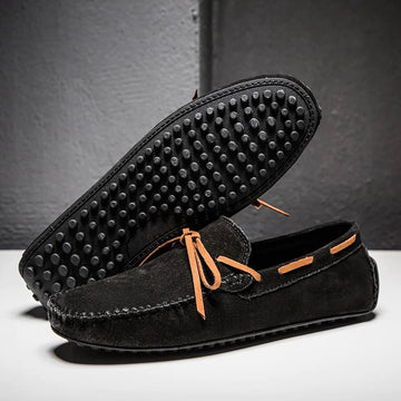 Herre Loafers - Blødt Ruskind - Komfortabel & Elegant - Fleksibel Gummisål