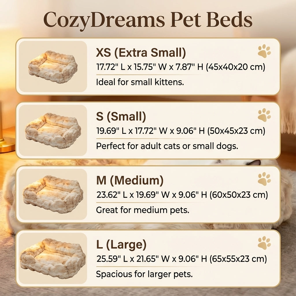 Long-Pile Low-Entry Bolster Pet Bed