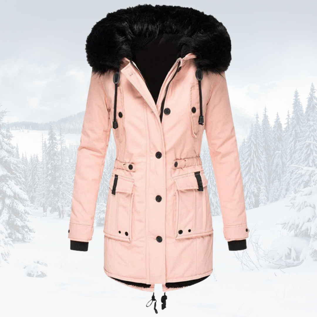 Olivia - Windproof Parka Jacket - Fur-Lined Hood