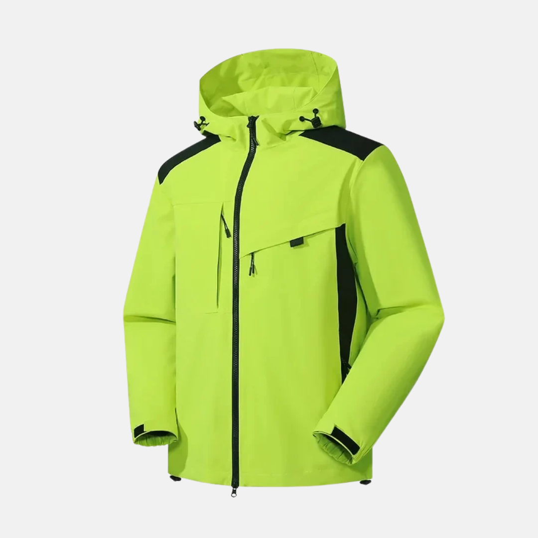 Weather-Resistant Adjustable Fit Hooded Jacket