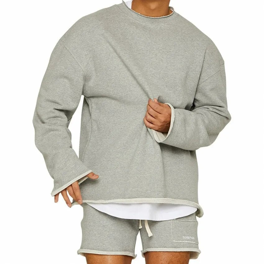Knit Relaxed Fit Drop Shoulder Sweater