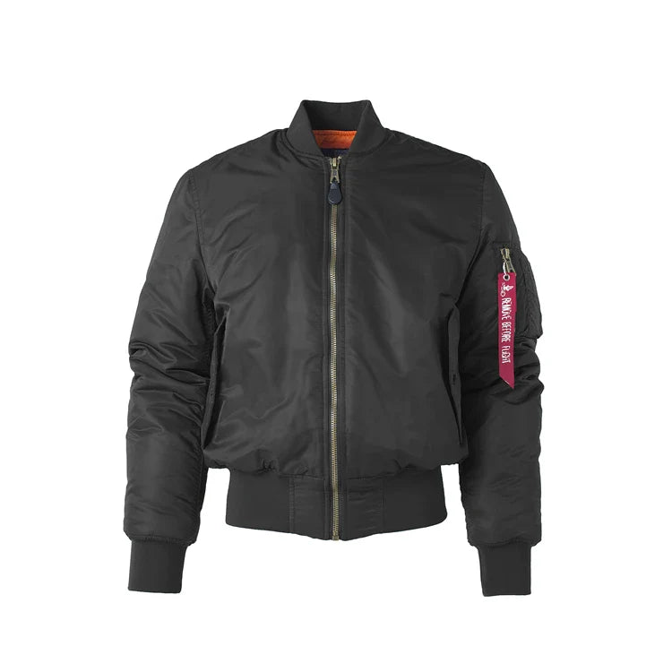 Wind Resistant Relaxed Fit Bomber Jacket
