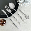 Stainless Steel Minimalist Mirror-Polished Flatware Set