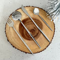 Stainless Steel Minimalist Mirror-Polished Flatware Set
