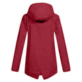 Women's Raincoat - Waterproof with Hood - Zipper & Front Pockets - Comfortable Fit