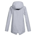 Women's Raincoat - Waterproof with Hood - Zipper & Front Pockets - Comfortable Fit