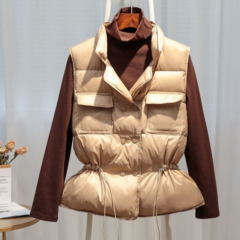 Quilted Structured Fit Puffer Vest