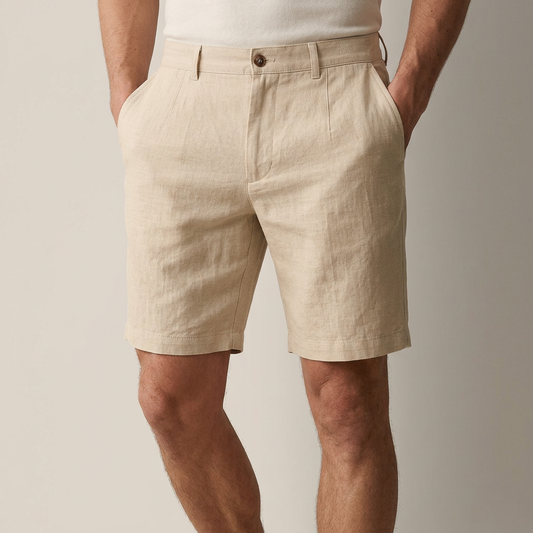 Tailored Straight-Leg Resort Shorts for Refined Coastal Summer Style