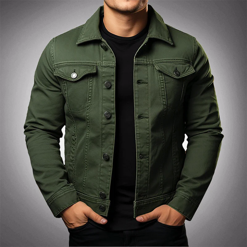 Breathable Structured Fit Denim Jacket