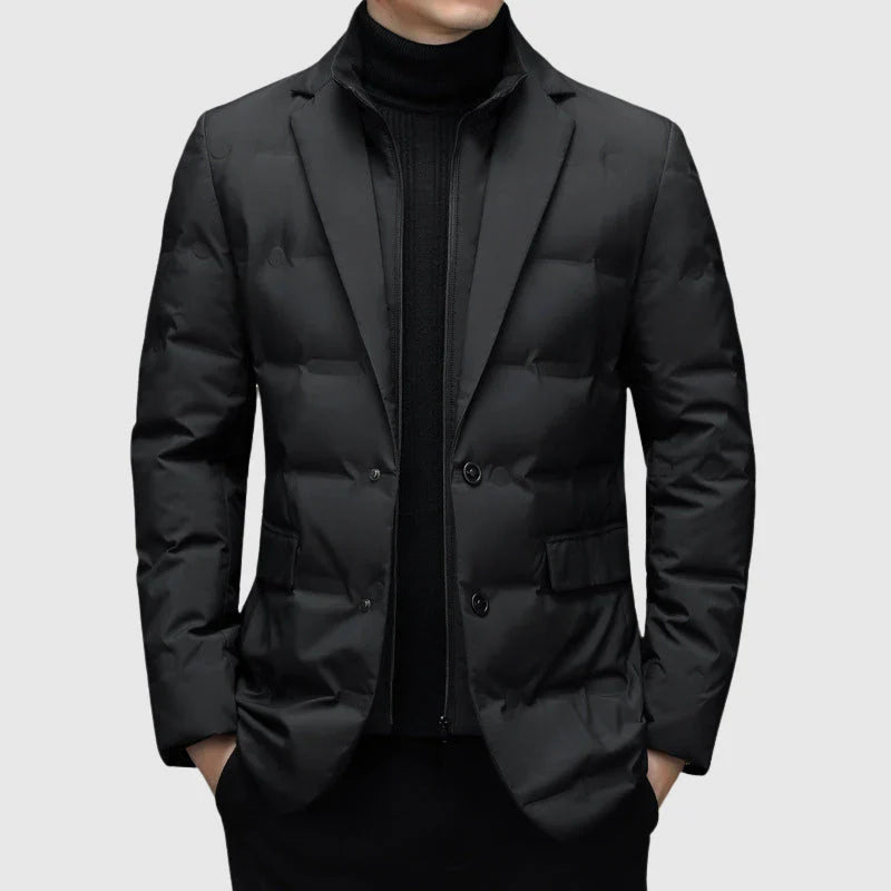 Tailored Fit Blazer Quilted Jacket