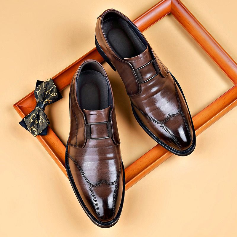 Herresko Loafers – Ægte Læder – Slip-On – Elegant Design – Formelle Sko