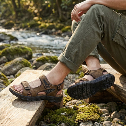 Orthopedic Textured Strap Sandals for Summer Adventures and Coastal Exploration
