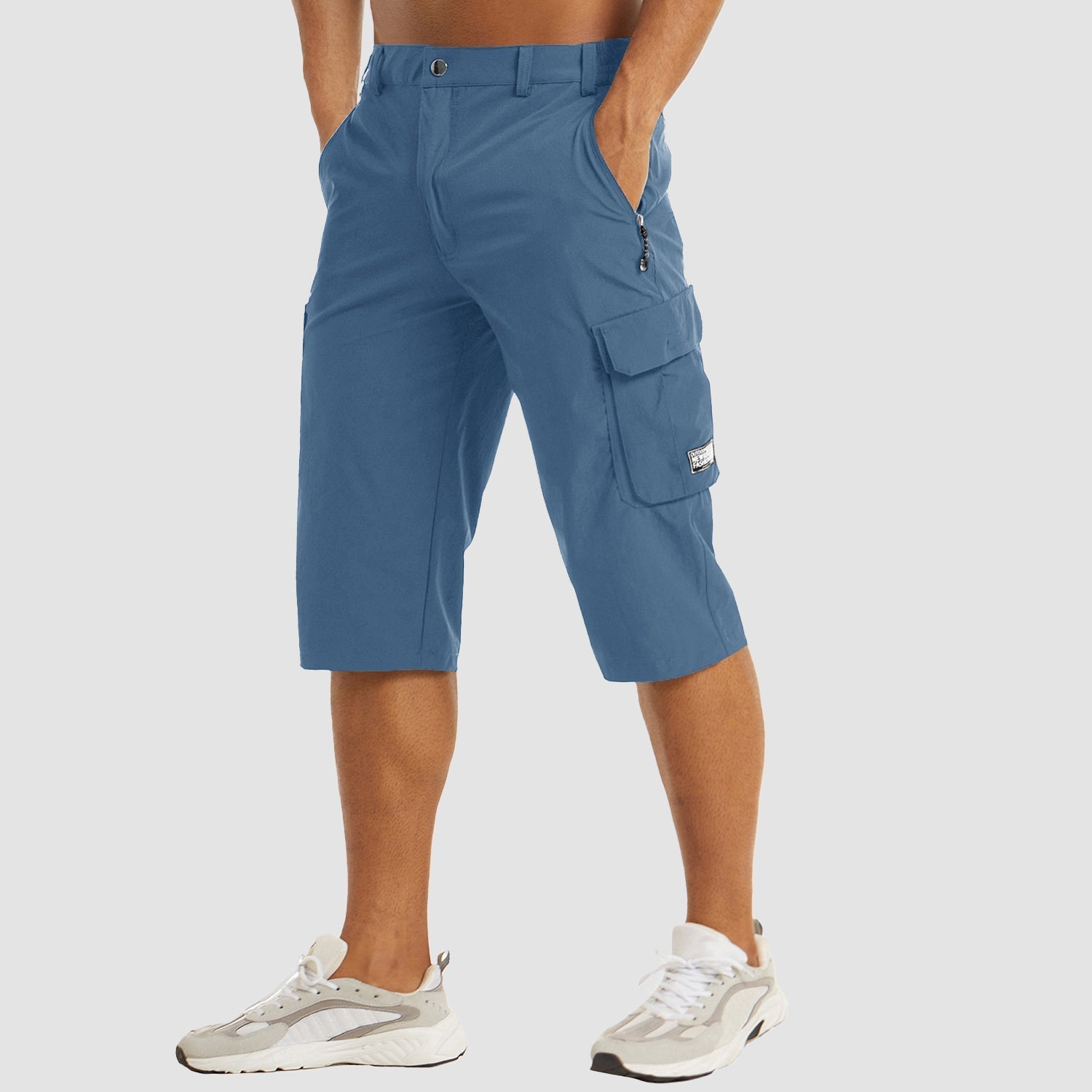 Lightweight Breathable Cotton Relaxed Fit Cargo Shorts