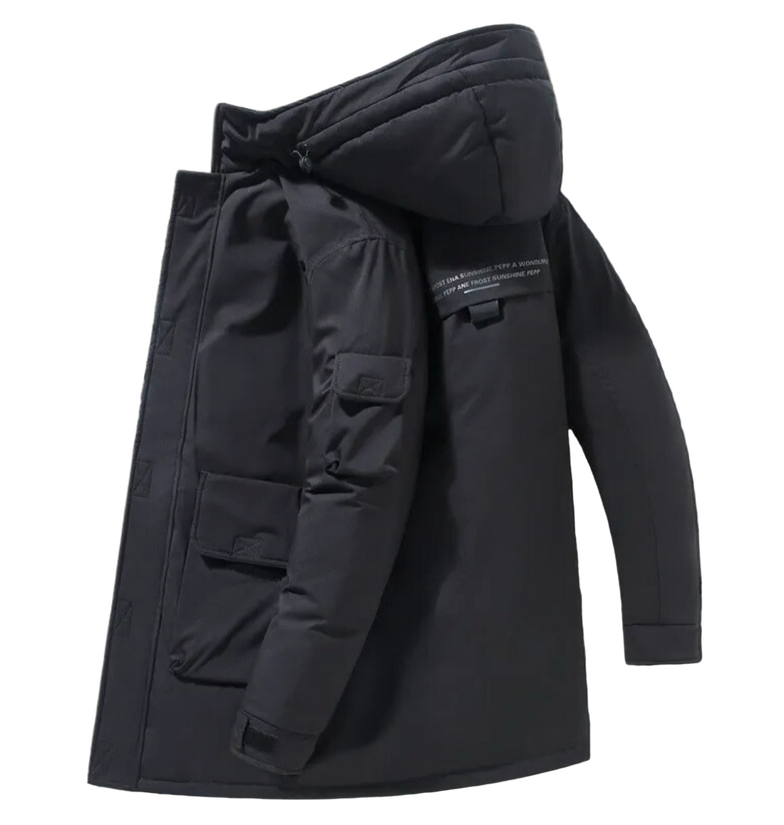 Mid-Length Hooded Jacket