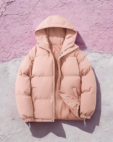 Men’s Coat - Synthetic - Padded - Hooded - Elasticated Hem