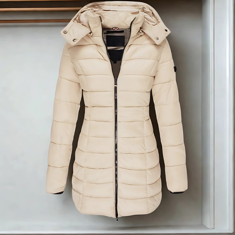 Quilted Insulated Slim Fit Puffer Coat