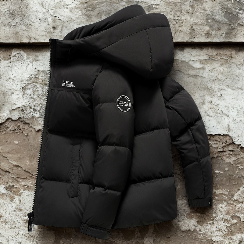 Quilted Hooded Relaxed Fit Puffer Jacket