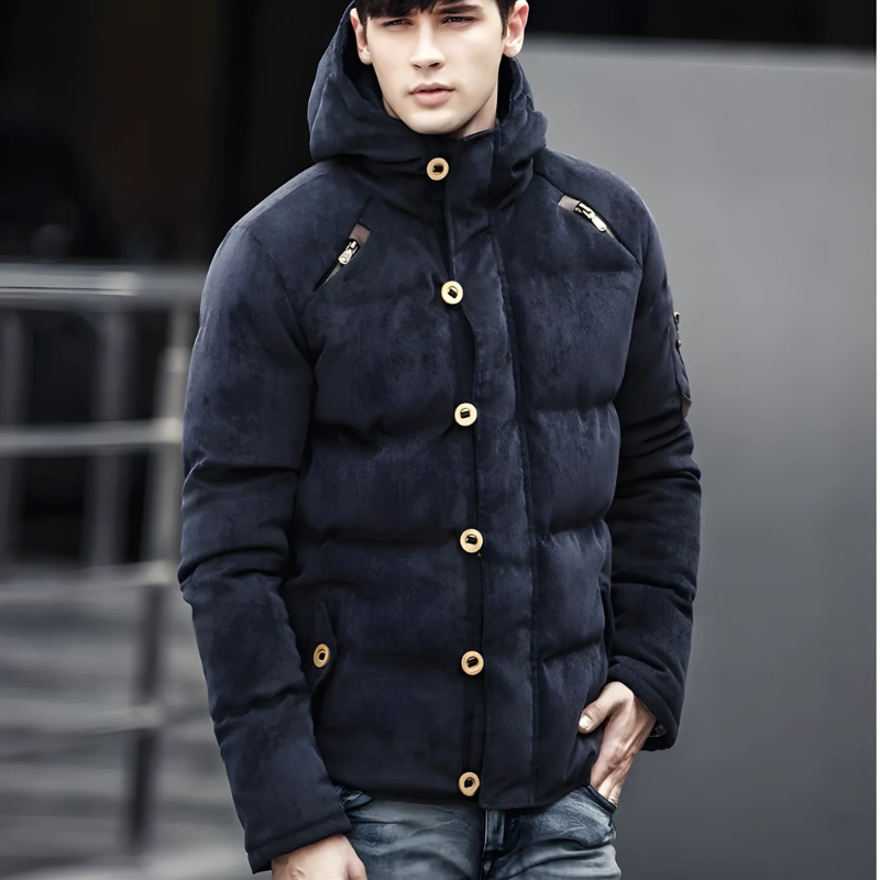 Insulated Hooded Relaxed Fit Coat
