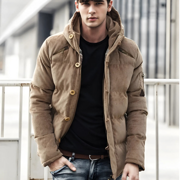 Insulated Hooded Relaxed Fit Coat