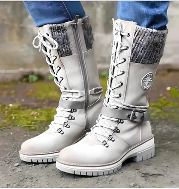 Mid-Calf Chunky Lug Sole Boots