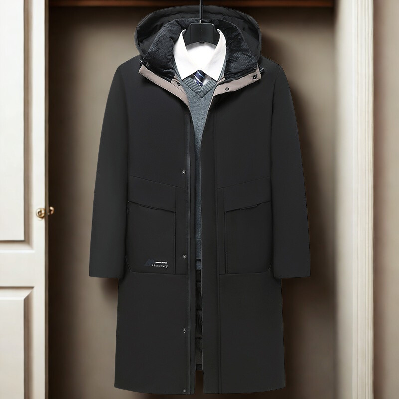 Insulated Hood Regular Fit Long Coat