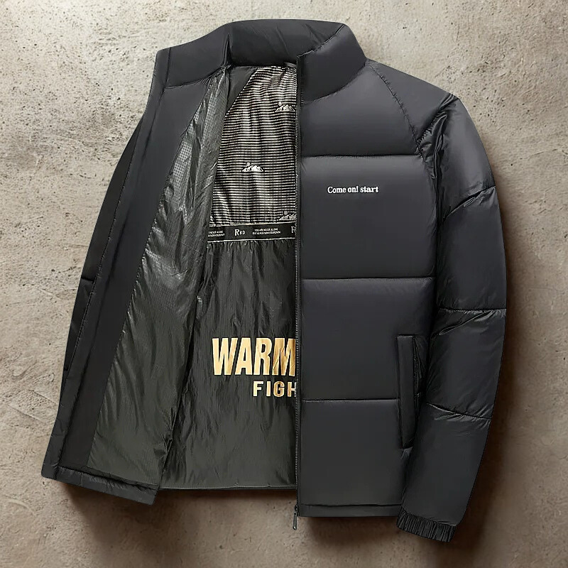 Water-Resistant Quilted Loose Fit Puffer Coat