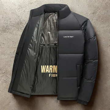 Water-Resistant Quilted Loose Fit Puffer Coat