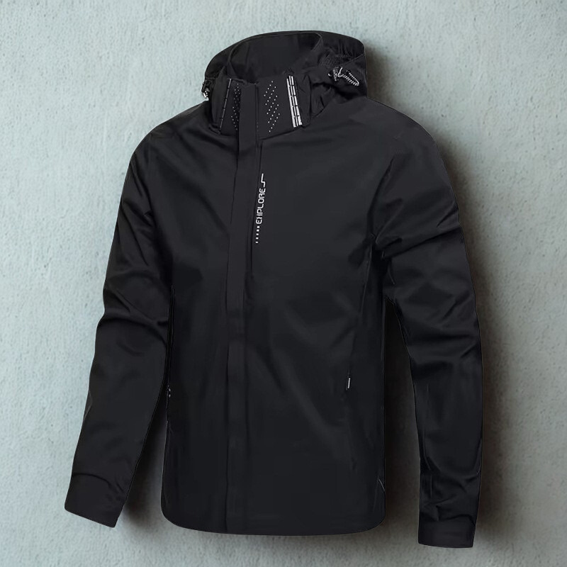 Weather-Resistant Adjustable Regular Fit Jacket