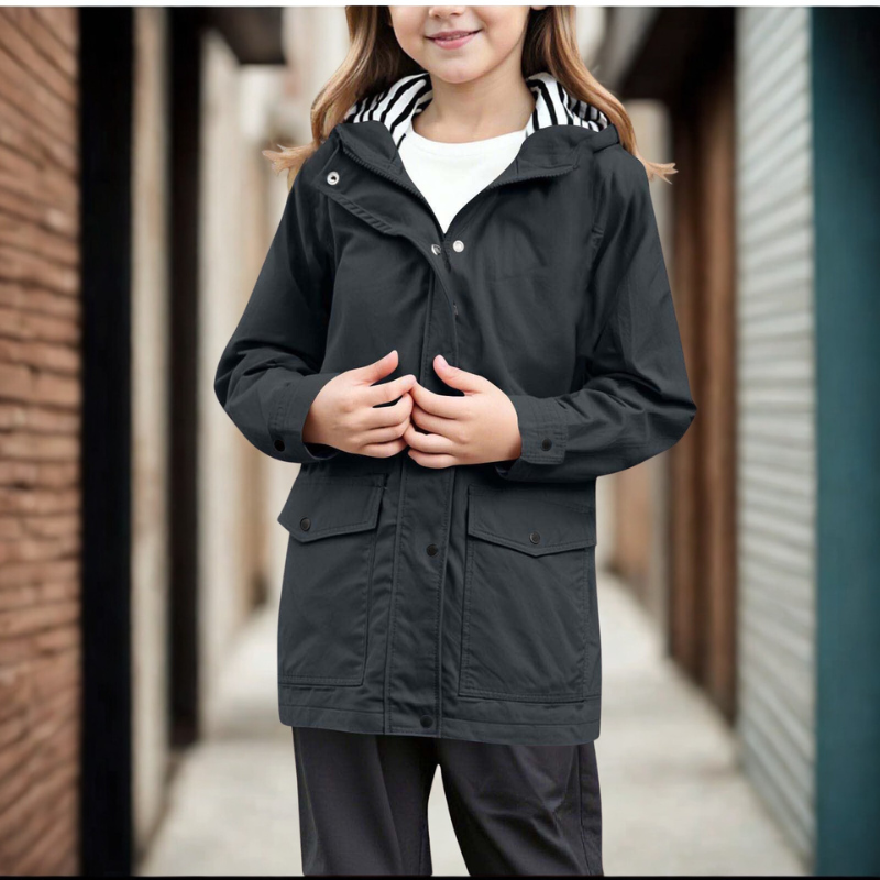 Water-Resistant Hooded Regular Fit Jacket