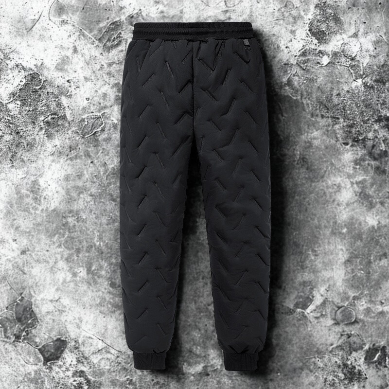 Quilted Padded Relaxed Fit Sweatpants