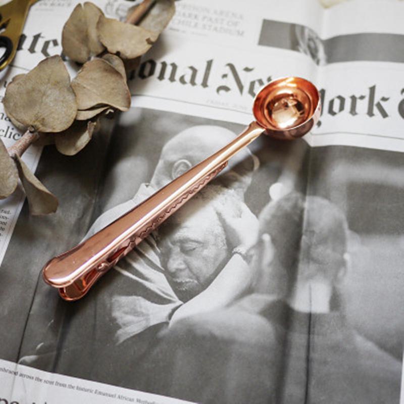 Minimalist Measuring Scoop Bag Sealing Clip