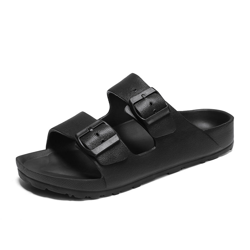 Men's Sandals – Adjustable Buckles – Thick Sole – Open Toe Comfort For Everyday Use