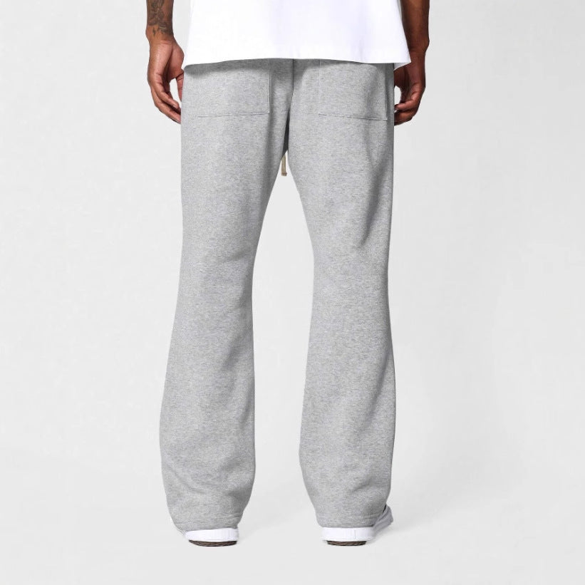 Men's Sweatpants – Cotton Fleece – Relaxed Fit – Side Seam – Drawstring at Waist