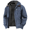 Men's Hoodie Jacket – Fleece Lining – Relaxed Fit – Zipper – Practical Pockets