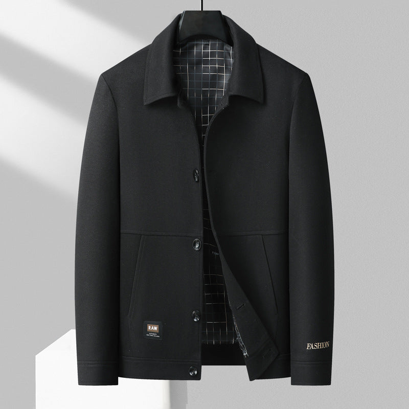 Wool Blend Structured Fit Blazer