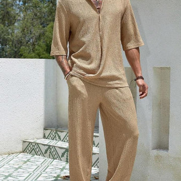 Light Cotton Set with Shirt and Pants