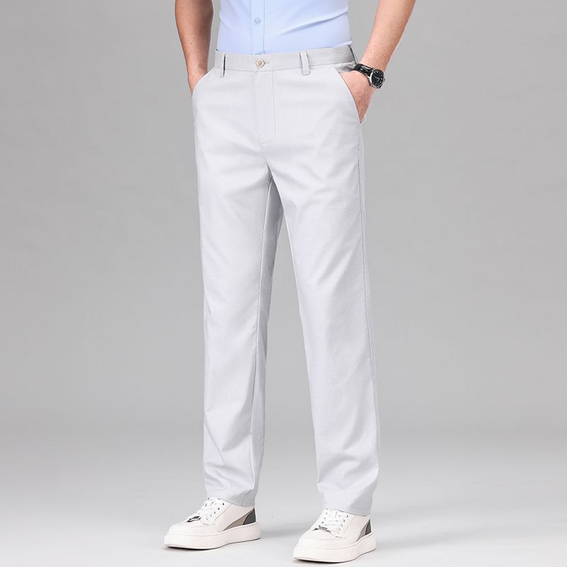 Tencel Linen Breathable Relaxed Trousers