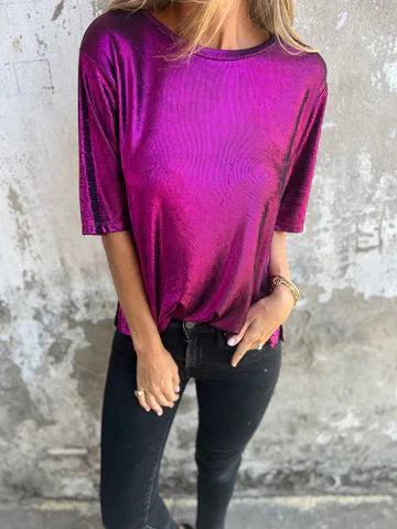 Lightweight Flowy Relaxed Fit Blouse